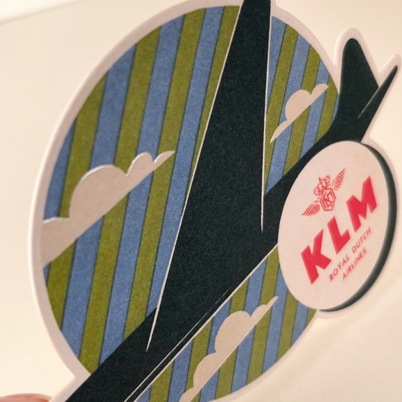 Louis Vuitton jumbo luggage sticker KLM Royal Dutch Airlines - Picture 6 of 11